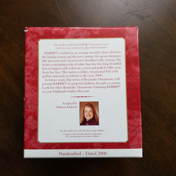 Barbie Celebration 2000 Edition Hallmark ornament - Picture 6 of 8